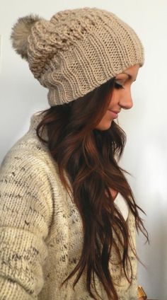 Hair + Beanie. LOVE