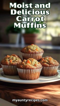 Elevate your baking with these moist and delicious carrot muffins. The blend of spices and the natural sweetness of carrots make for a delightful flavor. Perfect for brunch or a midday pick-me-up, these muffins are sure to impress!