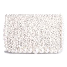 Deepa Gurnani Beeba clutch in ivory color White Beaded Evening Clutch, Formal White Beaded Clutch, White Pearl Clutch For Events, Party Jewelry With Pearl Embroidery In White, White Jewelry With Pearl Embroidery For Party, White Pearl Embroidery Jewelry For Party, White Pearl Embroidered Jewelry For Party, White Embellished Clutch For Events, White Embellished Evening Jewelry