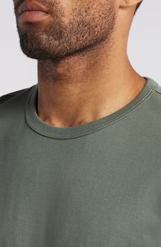 Classic, comfortable and easy to wear, this staple T-shirt looks great on its own and makes an ideal layer when the weather cools. Crewneck Short sleeves 96% cotton, 4% spandex Machine wash, tumble dry Imported Looks Great, Top Brands, Short Sleeves, Nordstrom, Crew Neck, Spandex, Luxury Fashion, T Shirt, How To Wear