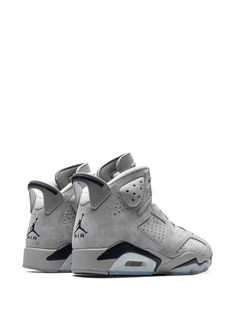 Find JORDAN Air 6 Georgetown Sneakers on Editorialist. Magnet/College Navy suede perforated detailing logo print to the rear pull-tab at the heel front lace-up fastening branded insole flat rubber sole These styles are supplied by a premium sneaker marketplace. Stocking only the most sought-after footwear, they source and curate some of the most hard to find sneakers from around the world. Athleisure High-top Sneakers With Perforated Toe Box For Streetwear, Leather Jordan Lace-up Shoes, High-top Sneakers With Perforations For Streetwear, Urban Sneakers With Perforations For Streetwear, Urban Perforated Sneakers For Streetwear, Casual Lace-up Basketball Shoes With Perforations, Urban Leather Basketball Shoes With Perforated Toe Box, Leather Jordan Shoes With Cushioned Footbed, Urban Custom Sneakers With Perforations Lace-up