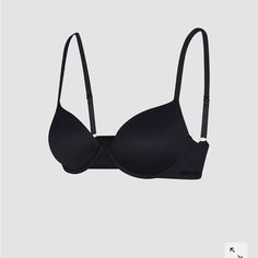 34b Black Savage Fenty Bra Classic Black Bra With Removable Pads, Classic Black Bra With Padded Cups, Black Full Coverage Classic Bra, Classic Black Underwire Bra, Classic Black Seamless Bra, Savage Fenty, Sleepwear Black, Savage X Fenty, Women's Intimates