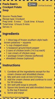 the instructions for how to make chicken broccoli soup