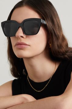 Black Oversized square-frame acetate sunglasses | CELINE EYEWEAR | NET-A-PORTER Chanel Sunglasses Women 2022, Celine Sunglasses 2022, Sunglasses 2023 Trends Women, Celine Glasses, Celine Eyewear, Round Face Sunglasses, Popular Sunglasses, Sunglasses Women Oversized, Celine Sunglasses