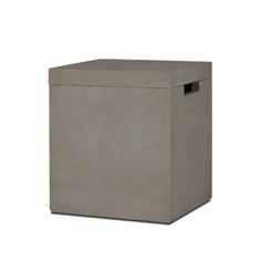 a concrete box is shown on a white background