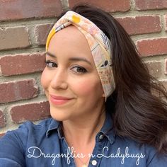 "Adult size Super soft and comfortable turban headband Made with Jersey knit fabric Measures approximately 19\" around and 2 1/2\" width (Adult Size)  * Fabric pattern placement may vary" Womens Headbands, Women's Headbands, Turban Headband, Turban Headbands, Headband Hair, Twist Headband, Santa Clara, Fabric Pattern, Turbans