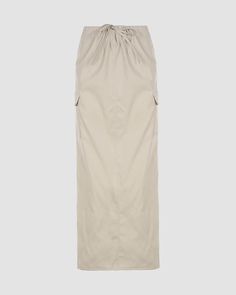 Model (Wearing XS):â€?Height: 171cm | Bust: 83cm | Waist: 59cm | Hips: 89cmDetails: Beige long dress with side pocket designs and front ribbon detailsSkirt Length: Long. All sizes are 39 inchesMaterials: 95% Polyester + 5% Spandex Chic Vacation Outfits, Beige Long Dress, Beige Long Dresses, Skirt Png, Png Outfits, Pocket Designs, Long Skirt Casual, Streetwear Chic, Womens Pencil Skirts