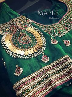 Maggam Blouse, Bridal Blouses, Maggam Work Designs, Sari Blouse Designs, Silk Saree Blouse Designs, Simple Blouse Designs