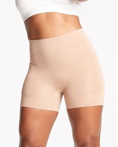 Why you’ll love it: Perfect for everyday wear, these shaping shorts smooth your waist and tummy under skirts and dresses. Details Comfortable stretch fabric. Hourglass-shaped 2-ply waistband curves down in front to hold in your tummy and curves up in the back to boost your bottom. 5.25" inseam. Looking for a higher compression style? We recommend the Yummie Cooling FX High-Waist Brief or Yummie Cooling FX High-Waist Thigh Shaper. To help prevent rolling, we recommend going 1 size up. Body: 87% n Soma Intimates, The Vanishing, Swim Skirt, One Piece Suit, And Dresses, Sleepwear Pajamas, Bra Sizes, Shapewear, Everyday Wear