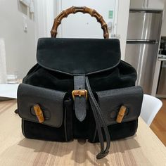 Reposhing This Item I Purchased From @Aspennyc. Loved It, But Ready To Rotate For Something New. Questions? Leave A Comment Below! Gucci Backpack, Gucci Padlock, Gucci Sylvie, Suede Backpack, Monogram Backpack, Floral Backpack, Beige Interior, Bags Gucci, Gucci Vintage