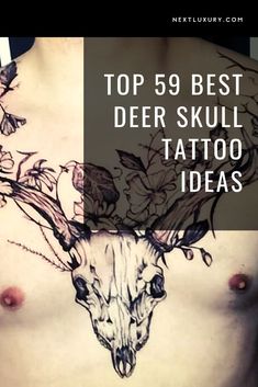 the top 5 best deer skull tattoo ideas