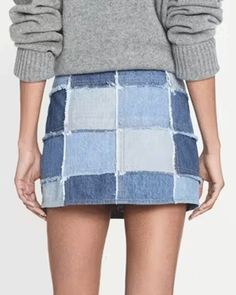 Frame Denim 70s Patchwork Mini Skirt in Roadtrip Mid rise Mini length Patch detail Rigid fabrication 100% premium cotton 70s Patchwork, Patchwork Mini Skirt, Frame Denim, Mini Skirt, Mid Rise, Road Trip, Mini Skirts, Skirt, Frame