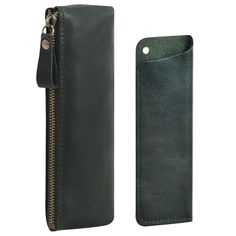 PRICES MAY VARY. DURABLE AND LONG-LASTING -- Made of full genuine leather with strong stitching, these pen cases are built to last. They provide superior protection for your pens, pencils, markers, and other items, ensuring they stay safe and secure. PERFECT FOR ORGANIZATION -- With two classic design pen cases, you can easily organize your everyday essentials. These cases are small but have a larger capacity, making them ideal for use at home, in the office, or on the go. VERSATILE AND MULTI-FU Fountain Pen Drawing, Bag For School, Pen Drawings, Desk Supplies, Travel Organizer, Stationery Store, Office Travel, Pens Pencils, Travel Organization