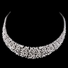 For Sale on 1stDibs - Item Code :- CN-21212 Gross Wt. :- 47.60 gm 18k Gold Wt. :- 44.38 gm Diamond Wt. :- 16.10 Ct. ( SI Clarity & HI Color ) Necklace Size :- 16 Inch ✦ Sizing Diamond Wedding Necklace, Big Diamonds Necklace, Modern Necklace Design, Choker Diamond, Diamond Necklace Wedding, Gold Necklace Wedding, Bridal Diamond Necklace, Dainty Necklaces, Dainty Diamond Necklace