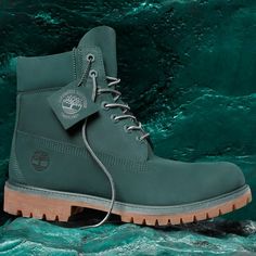 Timberland 6" Boot Jade Green Size 10.5 Message Me With Any Questions Custom Timberland Boots, Jade Green Color, Timberland 6, Ideal Man, Timberlands, Timberlands Shoes, Timberland Shoes, Timberland Mens, Jade Green