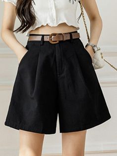 Leg Belt, Shorts Cargo, Cargo Pants Women, Cute Gif, Cargo Pants, Casual Shorts, A Line, Wide Leg, Gif