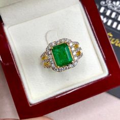 BRAND-NEW!! ONE OF A KIND, HANDCRAFTED RING. EXQUISITE AND FINE CRAFTSMANSHIP! HANDMADE TO LAST FOR AN ETERNITY!! HEIRLOOM PIECE!! PRECIOUS JEWELRY TO BE PASSED ON! PERFECT DRESS RING FOR A LADY OR A GENTLEMAN! 3.66 total carats weight, Certified, Natural emerald ring. This ring offers an important statement of who you are with a jumbo 2.68 carats, VIVID GREEN, transparent, ZAMBIAN EMERALD. Accentuating the EMERALD are the 48 SUBSTANTIAL F/VS, sparkling natural diamonds! THE RING IS JUST THE RIG Luxury Green Diamond Ring With Vvs Clarity, Gia Certified Tsavorite Diamond Ring For Formal Occasions, Gia Certified Green Diamond Ring For Formal Occasions, Green Gia Certified Luxury Emerald Ring, Luxury Gia Certified Green Emerald Ring, Luxury Green Diamond Ring For Anniversary, Luxury Green Emerald Hallmarked Ring, Luxury Green Gia Certified Rings, Hallmarked Emerald Ring With Diamonds