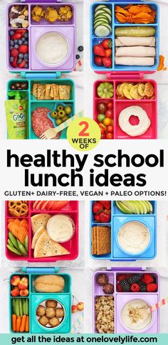 healthy school lunch ideas that are easy to make