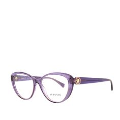 Authentic & Brand New Comes With Original Packaging. Versace Shades, Making Outfits, Dream Accessories, Funky Accessories, Red Eyeglasses, Purple Accessories, Purple Sunglasses, Oval Glasses, Skin Line