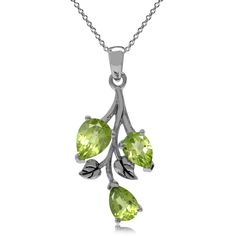 PRICES MAY VARY. Peridot is a sunny August afternoon; warm sparkling light, glinting through a roof of swaying arboreal verdanance, sunlight and shadows playing across billowing, deep green grass Casual sterling silver pendants capture styles; streetwear, boho, ethnic, retro, preppy, sports, business chic, Lolita, goth, grunge, punk, rocker, hip hop, girl next door and many more Silvershake 2.76ct. Natural Peridot 925 Sterling Silver Leaf Pendant with 18 Inch Chain Necklace, is shipped with anti Preppy Sports, Gem Jewelry, Business Chic, Pretty Pendant, Sterling Necklaces, Discount Jewelry, Sports Business, Green Peridot, Leaf Pendant