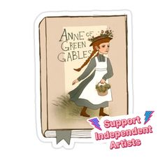 Decorate laptops, Hydro Flasks, cars and more with removable kiss-cut, vinyl decal stickers. Glossy, matte, and transparent options in various sizes. Super durable and water-resistant. One of my favorite books ever ?, tag me on Instagram @wingstofly if you get this so I can thank you ❤️ Anne Of Green Gables Book, Anne Gilbert, Gilbert And Anne, My Favorite Books, Anne Of Green, Stickers For Sale, Anne Of Green Gables, Green Gables, Favorite Books