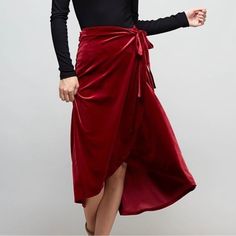 Nwt Forever 21 Burgundy Velvet Holiday Christmas Wrap Maxi Skirt Size S Christmas Wrap, Wrap Maxi Skirt, Burgundy Velvet, Forever 21 Skirts, Christmas Wrapping, Holiday Christmas, Maxi Skirt, Christmas Holidays, Forever 21