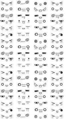 a large set of different type of symbols