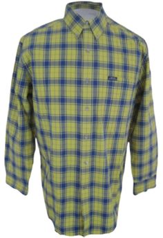 Brand = Ralph Lauren Chaps Vintage 1990s Plaid shirt features long sleeves, button down collar, single pocket Good condition with no rips tears holes stains or missing buttons All measurements are approximate Fabric:cotton Color:yellow, blue, gray Collar: button down Pocket:single, left Buttons:plastic S/L:S34 About Wrong Sizes and Returns for Clothing We provide actual measurements because letter sizes, such as S, M, L, XL, etc, are meant as search-able guides only and should not be used to det Chaps Ralph Lauren, Men Shirt, Mens Oxfords, Button Down Collar, Ralph Lauren Men, Plaid Shirt, Etsy Vintage, Casual Button Down Shirt, Men Casual