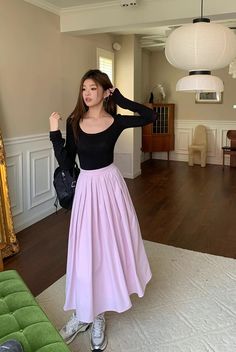 The perfect pink midi skirt for spring! With a pleated flare silhouette, side pockets and concealed back zipper, this skirt mixes and matches easily, and looks cute all day. Lined. S: 25" waist, 29.5" lengthM: 26.5" waist, 29.5" lengthL: 28" waist, 30" lengthXL: 29.5" waist, 30" length Feminine Pleated Maxi Skirt, Pink Pleated Feminine Maxi Skirt, Feminine Pink Pleated Maxi Skirt, Pink Pleated Full Maxi Skirt, Pink Maxi Skirt For Spring, Pink Flared Maxi Skirt For Spring, Feminine Flared Pleated Lined Skirt, Chic Pink Full Pleated Skirt, Feminine Flared Pleated Skirt With Lining