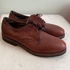 New With Tag Size 10.5 D.. Few Light Spots On The Front See Picks Casual Dress Shoes With Goodyear Welt And Round Toe, Casual Slip-on Leather Shoes With Goodyear Welt, Casual Leather Shoes With Closed Toe For Derby, Casual Closed Toe Leather Shoes For Derby, Casual Leather Shoes With Snip Toe, Casual Leather Shoes With Snip Toe And Leather Sole, Light Spots, Brown Leather Shoes, Shoes Color