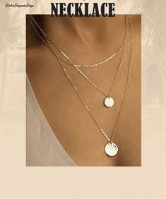 Here at DebsElegantEdge we love to handcraft jewelry. This has been our passion for a long time and we really appreciate any purchase made from our store.  Thank you for supporting our dream 🙏 🚚 Free Shipping Worldwide 🚚 🖐🏻 Handmade product 🖐🏻 🎁 Perfect gift for her 🎁 **Dazzle in Layers: Exquisite Layered Necklace Set - A Perfect Gift for Every Occasion** Elevate your style and add an instant touch of elegance to any outfit with our stunning Layered Necklace Set.  This versatile collection includes a set of 3 necklaces, meticulously designed to be worn together or separately, giving you the freedom to express your unique style. Whether you're looking for a silver layered necklace to add a cool shimmer or a gold layered necklace for a warm glow, we've got you covered. Crafted with Bohemian Clavicle Chain Jewelry For Everyday, Bohemian Everyday Clavicle Chain Jewelry, Elegant Necklaces With Unique Variations For Everyday Wear, Elegant Everyday Necklaces With Unique Variations, Bohemian Clavicle Chain Jewelry For Layering, Bohemian Round Layered Necklace With Clavicle Chain, Bohemian Round Clavicle Chain Layered Necklace, Vintage Layered Necklace As A Gift, Bohemian Round Layered Clavicle Chain Necklace