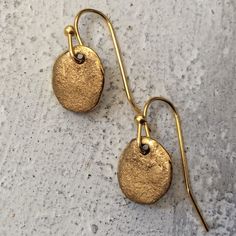 New Handcrafted Lightweight Earrings Approx 0.7” Total Length With Hooks/ 7mm W Antique Gold Tone Brass, Gold Plated Ear Wires Bundle Up And Save Even More. Additional 10% Discount With Bundle 2+ Fast Shipping Please Review My Other Handcrafted Exclusive Jewelry On Sale Adjustable Hammered Earrings For Anniversary, Bronze Dangle Earrings For Everyday, Elegant Bronze Earrings For Everyday, Bronze Drop Earrings For Everyday Wear, Bronze Drop Earrings For Everyday, Minimalist Hammered Bronze Earrings, Bronze Everyday Earrings With Ear Wire, Bronze Earrings With Ear Wire For Everyday, Gold Nickel-free Earrings For Everyday