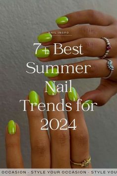 Trendy Nails Ideas 2024 Summer Almond, Nail Color 2024 Summer, Nails 2024 Spring, Popular Summer Nail Colors 2024, Summer Nails 24, Nails Spring 2024, Manicure Summer 2024