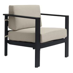 Soho Outdoor Collection Black Steel Seating Chair Outdoor Chair Set, Black Patio, Perfect Chair, Outdoor Patio Lights, Outdoor Chair, Beautiful Chair, Patio Seating, Metal Chairs, Chair Backs