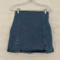 Mini Jean Skirt, Never Worn Brandy Melville Jeans, Mini Jean Skirt, Brandy Melville Skirts, Jean Skirt, Brandy Melville, Brandy, Womens Skirt, Color Blue, Skirt