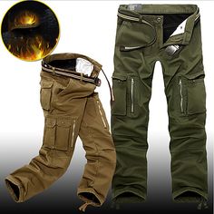 Season:Winter,Spring,Autumn / Fall; Gender:Men's; Activity:Running,Camping / Hiking / Caving,Traveling,Beach,Climbing,Fishing; Clothing Type:Pants / Trousers,Bottoms; Function:Windproof,Ripstop,Scratch Resistant,Multi Pockets,Wear Resistance,Breathable,Sweat wicking,Fleece Lining,Thermal Warm; Sports Clothing Sub Category:Softshell Pants,Hiking Pants Trousers,Fleece Lined Pants,Work Pants,Track Pants,Hiking Cargo Pants; Listing Date:08/10/2021; Hip:null; Pants Length:null; Waistline:null Army Green Cargo Pants, Lined Pants, Graduation Outfits, Green Cargo Pants, Mens Boots Fashion, Tactical Pants, Green Cargo, Cotton Trousers