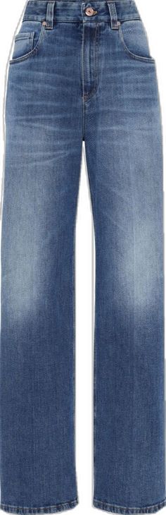 Brunello Cucinelli, Straight Leg Jeans, Leg Jeans, Straight Leg, High Rise, Collage, Pins, Blue