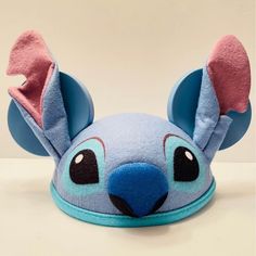 Questions? Leave A Comment Below! Fun Blue Adjustable Costume Hats And Headpieces, Blue Adjustable Fun Costume Hats And Headpieces, Mickey Ears Hat, Stitch Ears, Stitch Hat, Disney Stitch, Ear Hats, Mickey Ears, Disney Accessories