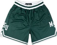 Collegiate Athletic Shorts For Sports Events, Collegiate Sports Bottoms With Built-in Shorts, Team Spirit Athletic Shorts With Moisture-wicking For Gym, Team Spirit Moisture-wicking Athletic Shorts For Gym, Moisture-wicking Athletic Shorts For Gym, Team Spirit Athletic Shorts For Gym And Sports Season, Collegiate Training Bottoms For Sports Season, Collegiate Moisture-wicking Athletic Shorts For Sports, Collegiate Athletic Shorts For Gym