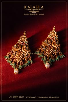 Gold Antique Earrings, Ear Tops, Gold Jhumka, Wedding Jewelry Sets Bridal Jewellery, Gold Jhumka Earrings, Gold Jewels Design, 100k Followers