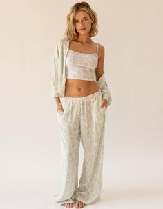 Breathable Long Pajama And Lounge Pants Made To Pair Perfectly With Our Olivia Top Or With A Matching Bikini. Designed In Our Soft Rayon Fabric.100% Rayonmade In Vietnamelastic Waist With Drawstringwide Legloose Fit | Dippin' Daisy's Dolce Notte Lounge Pants Trendy Pajama Pants, Trendy Pajamas, Chino Pants Women, Lounge Outfits, Wwe T Shirts, 2024 Christmas, Girls Graphic Tee, Girls Blouse, Kids Outerwear