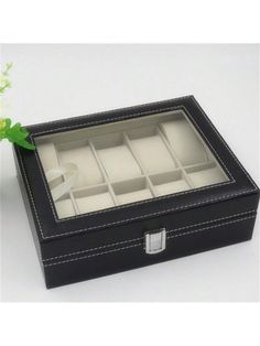 Introductions:
If you have a propensity to collect watch, and you've already possessed various watches, how to arrange those gadgets? To well classify those watch and keep them in order, this 10 Compartments High-grade Leather Watch Collection Storage Box is really an ideal choice. It is particularly designed into 10 compartments for recognizing your watch. High-class leather makes this box soft, comfortable and decent as well. With opening style, it is quite easy to operate. This watch box is in so compact size that won't take up much room. Portable and practical!

Features:
1. Slim and cute size, portable and practical
2. Made of high-grade leather material and with exquisite craftsmanship, durable and stylish
3. Divided into 10 compartments for well recognizing your messy watches
4. Kee Watch Collection Storage, Collection Storage, Watch Box, High Class, Watch Collection, Jewelry Organization, Leather Material, High Grade, Leather Watch