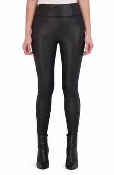 90 DEGREE BY REFLEX Faux Cracked Leather High Rise Ankle Leggings | Nordstromrack Fall Office Leggings, Stretch Leather Leggings For Work, Sleek Leggings For Workwear, Chic Tight Leather Pants For Work, Fall Workwear Faux Leather Leggings, Fall Faux Leather Leggings For Work, Leather Leggings For Workwear, Elegant Stretch Leather Leggings, Elegant Leather Stretch Leggings