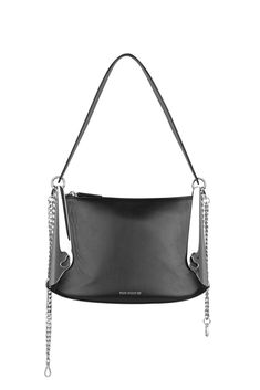 Published By All Day Bag Embellished Bags, Silver Bags, Bags Black, Day Bag, Black And Silver, Leather Bags, Small Bag, Sale Items, Black Silver