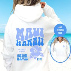 Personalized Bachelorette party shirts for wedding party, Bridesmaid gifts from Bride. Bride Sweatshirts: http://bit.ly/3XfzK62 Trendy Shirts: https://etsy.me/3MywvSr Trendy Sweatshirts (Back Only Designs): https://etsy.me/3iSkkmg Trendy Sweatshirt (front/back designs): http://bit.ly/3IZD94C OUR SIZING IS ADULT UNISEX. This means it will be larger than normal women's sizing.  Please see photos for size charts 🌻 Please read the full description:   This hoodie/sweatshirt sizing is NOT oversized. Customizable White Hoodie For Gift, Customizable White Hoodie As Gift, Personalized White Long Sleeve Hoodie, White Letter Print Hoodie For Gift, Bridesmaid Gifts From Bride, Hawaii Hoodie, Bach Bash, Trendy Sweatshirts, Personalized Bachelorette