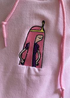 ✰UNISEX✰Hand drawn and designed✰Embroidered ✰Super soft and comfy! Princess Bubblegum Costumes, Bubblegum And Marceline, Marceline And Princess Bubblegum, Marceline And Bubblegum, Disney Embroidery, Embroidery Hoodie, Uni Outfits, Princess Bubblegum, Embroidery Sweatshirt