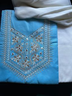 Unstitched Baby Blue Salwar Kameez Dupatta Cloth Material Best Offers Accepted! Send your Best Offer! Blue Salwar Kameez, Cloth Material, Salwar Kameez, Blazer Suit, Baby Blue, Bathing Beauties, Purses And Bags, Music Clothes, Clothes For Women