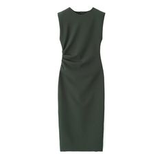 F00217373-102 Chic Stretch Dresses For Office, Chic Ruched Sheath Sleeveless Dress, Fitted Sheath Maxi Dress For Work, Fitted Sleeveless Office Dress, Spring Sleeveless Office Bodycon Dress, Spring Sleeveless Bodycon Office Dress, Spring Sleeveless Bodycon Dress For Office, Summer Office Dress With Stretch, Stretch Maxi Dress For Workwear