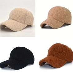 Keep Your Head Warm And Stylish With This Women's Fuzzy Baseball Cap Made With Fuzzy Material, This Cap Is Soft To The Touch And Comfortable To Wear For Extended Periods Of Time And Will Be A Versatile Accessory For Any Outfit Great For Outdoor Activities, Sports Events, Or Simply Running Errands, This Cap Is A Must-Have For Any Fashion-Forward Woman Casual Beige Baseball Cap For Winter, Trendy Brown Baseball Cap For Winter, Casual Brimmed Baseball Cap For Winter, Beige Visor Hat For Winter, Trendy Brown Winter Baseball Cap, Beige Winter Visor Hat, Winter Beige Visor Hat, Casual Warm Cream Hat, Warm Cream Cap