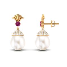 Product Details Make a bold fashion statement with these magnificent Designer Earrings. They exude elegance and charm, making you feel like a true diva. The drop earrings are adorned with stunning Freshwater Pearl, Pink Tourmaline, and Moissanite, creating a mesmerizing look. These designer drop earrings are perfect for special occasions and will add sophistication to any outfit. Upgrade your jewelry collection with these unique and beautiful earrings. Make a lasting impression with your impecca Outfit Upgrade, Freshwater Pearl Drop Earrings, Pearl Pink, Charm Making, Pearl Drop Earrings, Pearl Drop, Bold Fashion, Pink Tourmaline, Designer Earrings